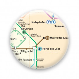 Métro - Porte des Lilas