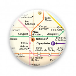 Métro - Place d'Italie